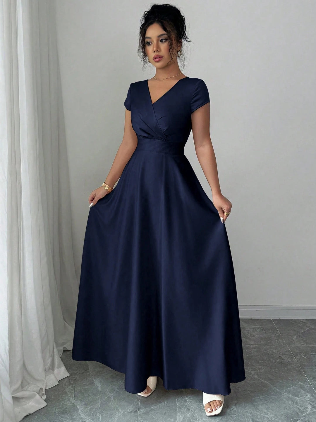 Rochie maxi SHEIN, albastru