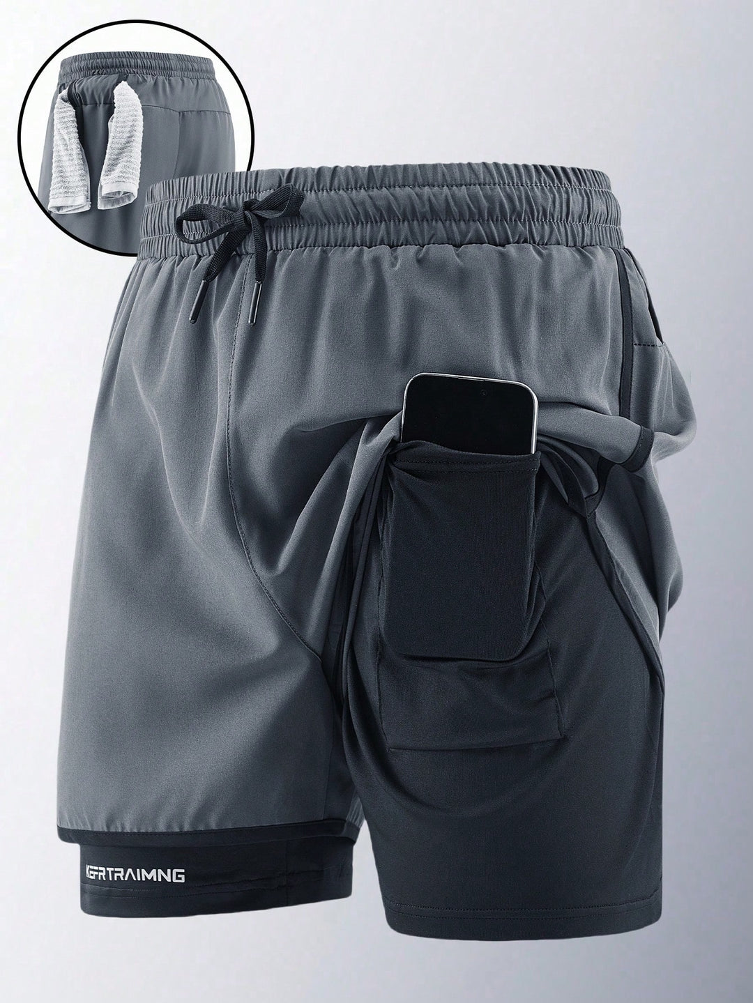 Pantaloni scurți SHEIN, negru