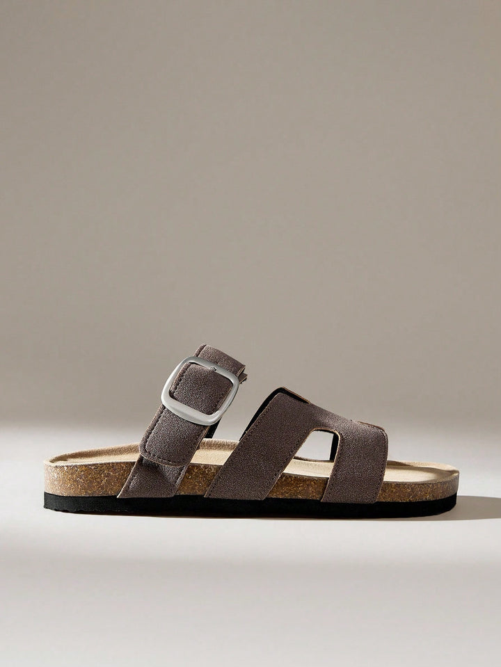 SHEIN papucs, barna