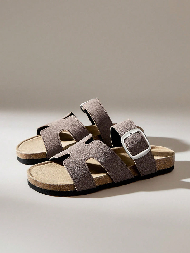 SHEIN papucs, barna