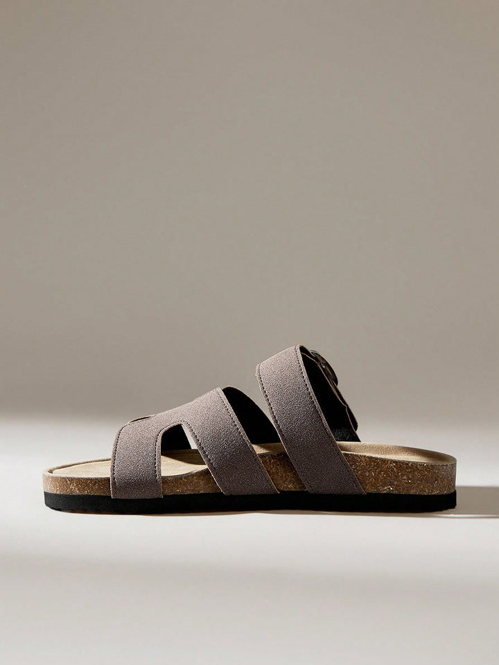 SHEIN papucs, barna