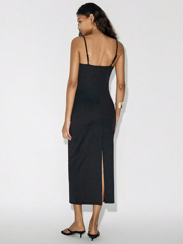 Rochie midi SHEIN, negru