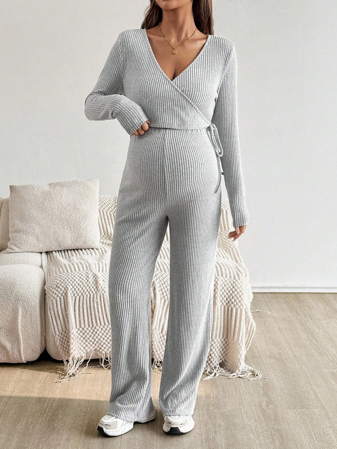 Set de haine pentru sarcina SHEIN, gri