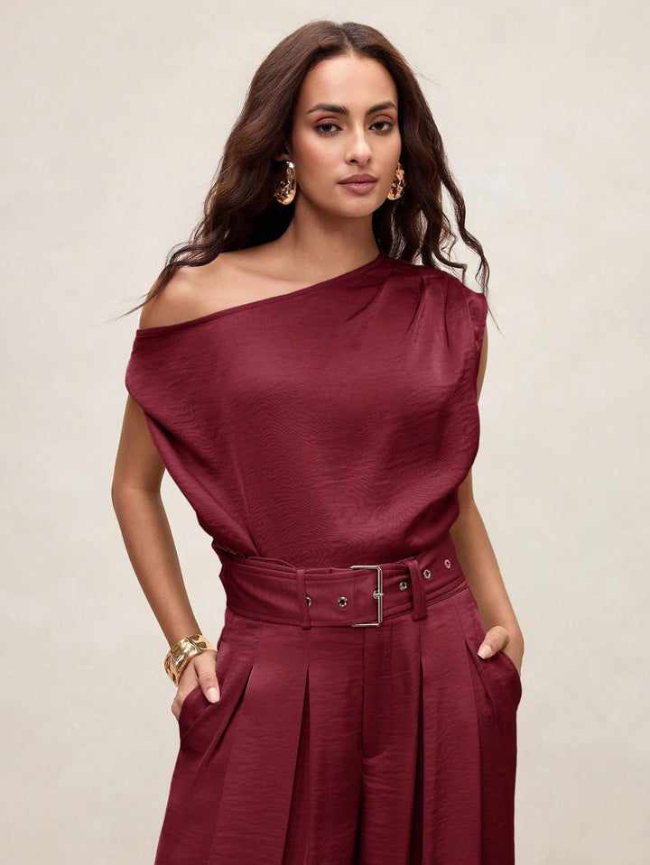 SHEIN pulóver, bordó