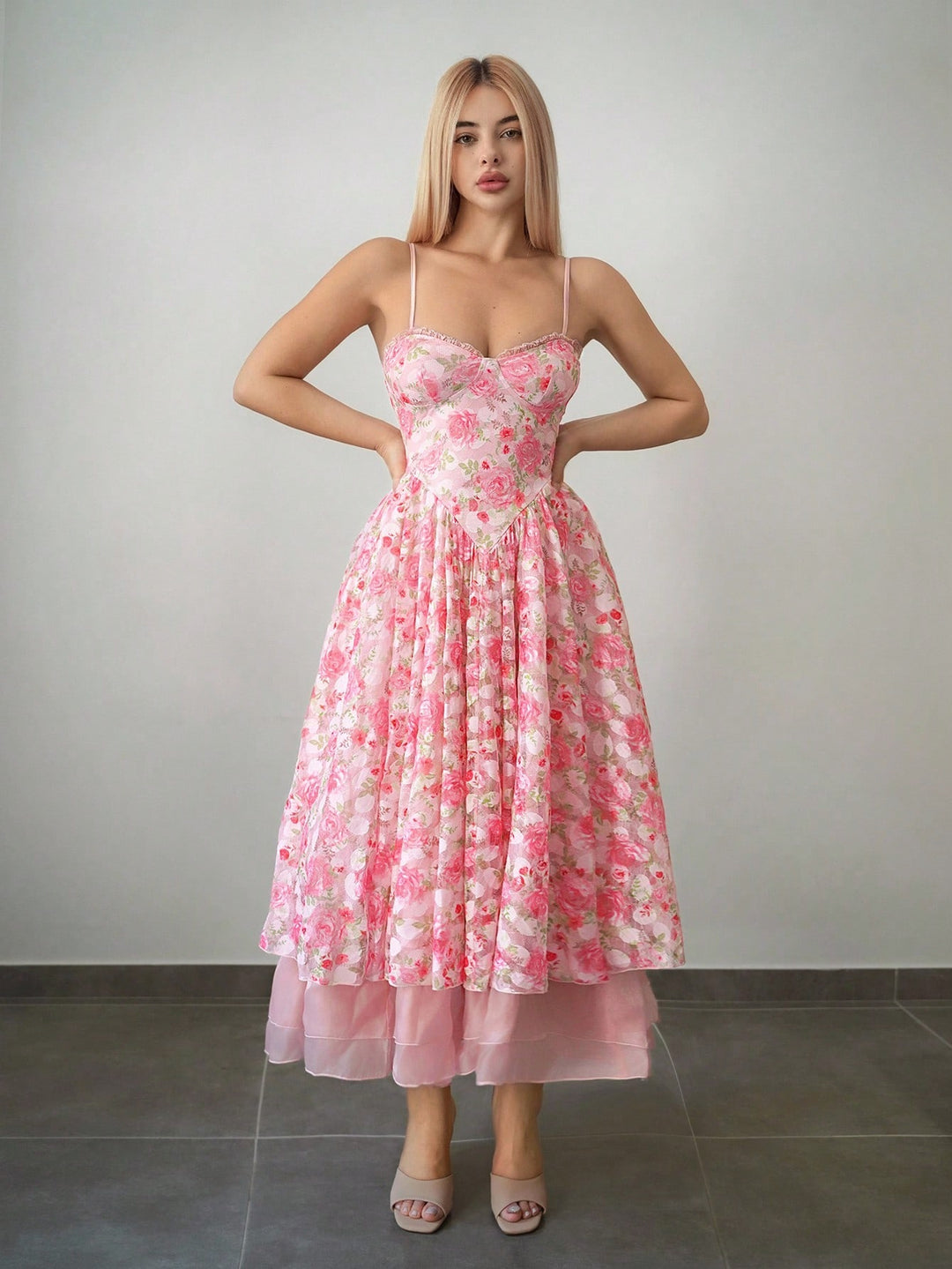 SHEIN Maxi ruha, mix színek