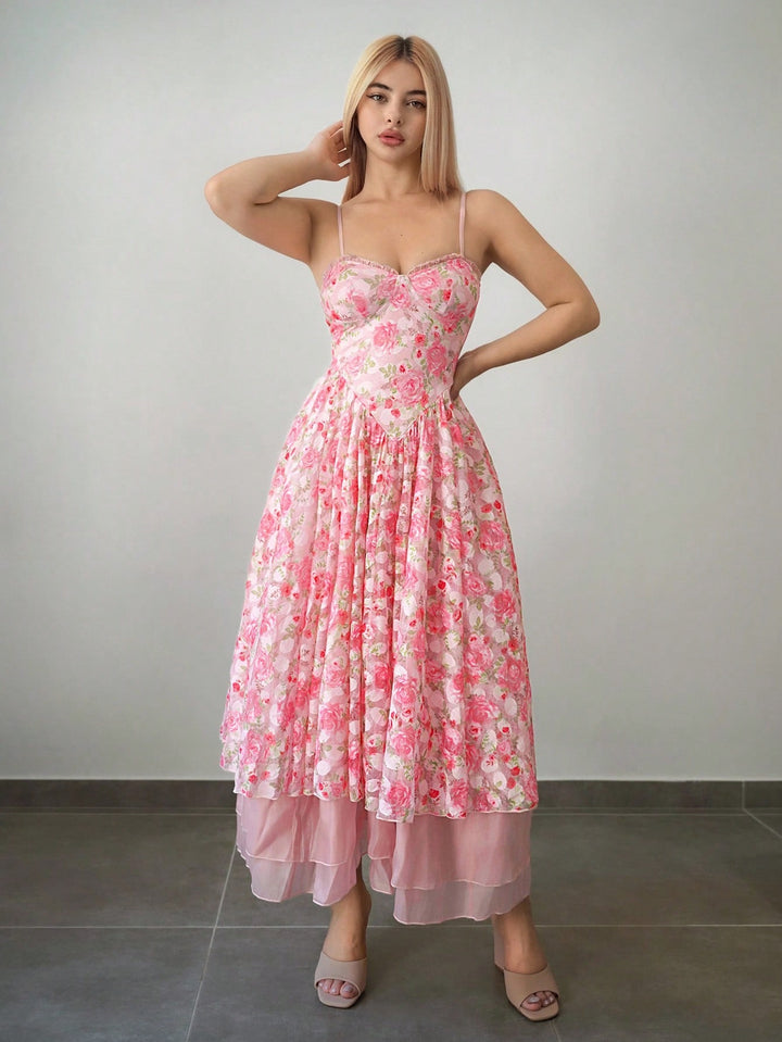SHEIN Maxi ruha, mix színek