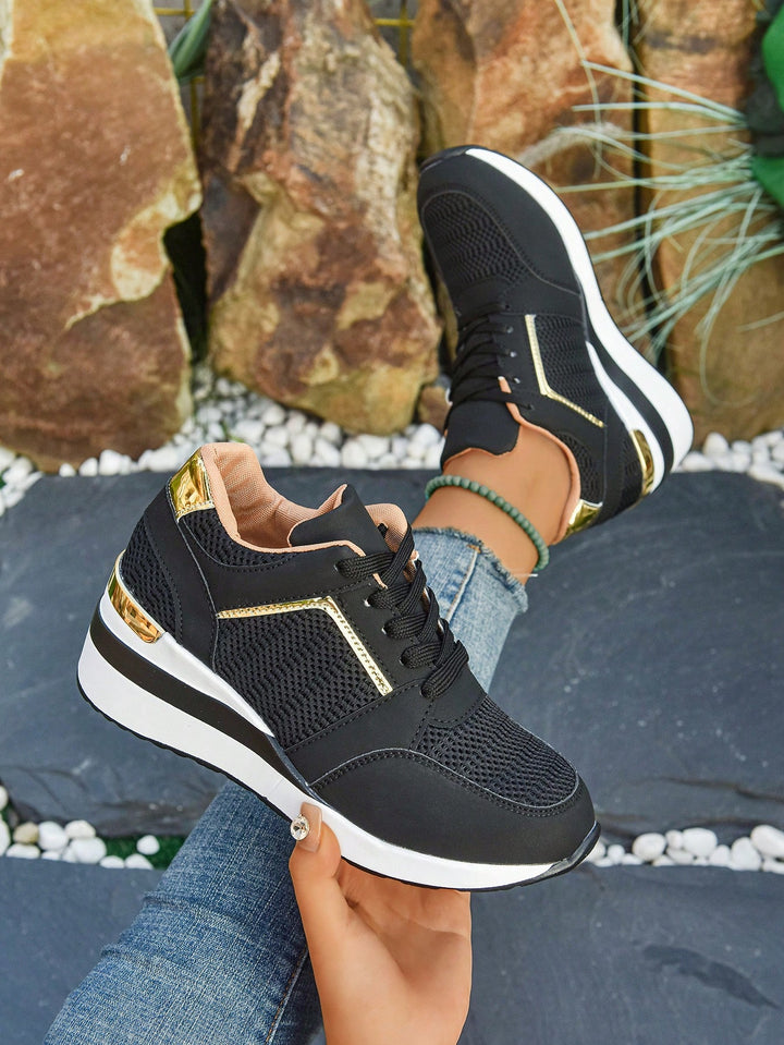 Pantofi sport SHEIN, negru