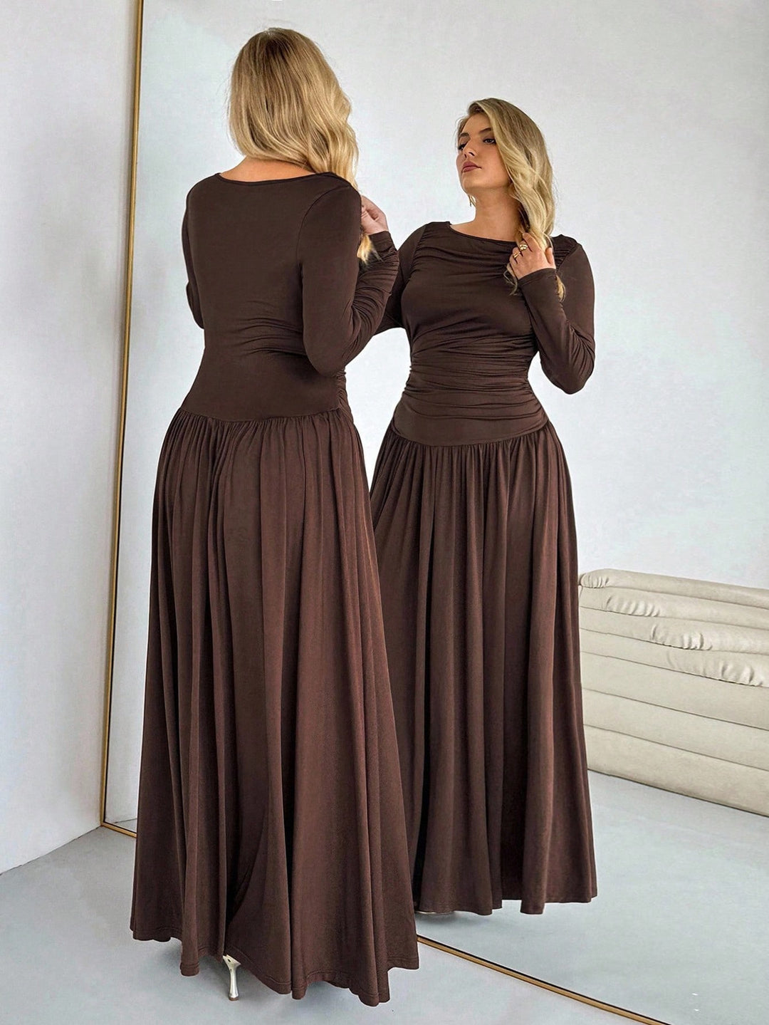 Rochie SHEIN, maro