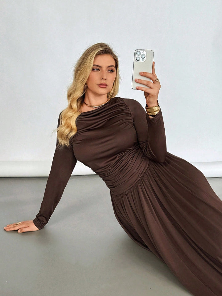 Rochie SHEIN, maro