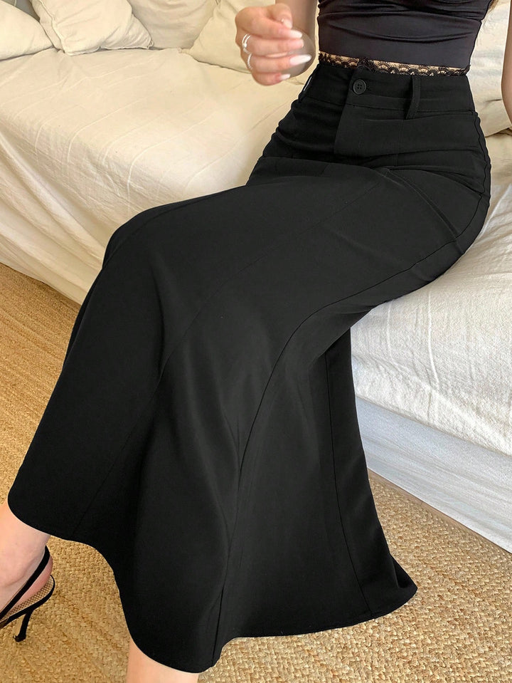Fustă maxi Shein, negru