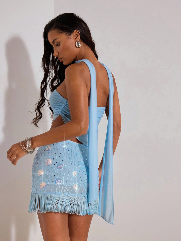 SHEIN mini szoknya, kék