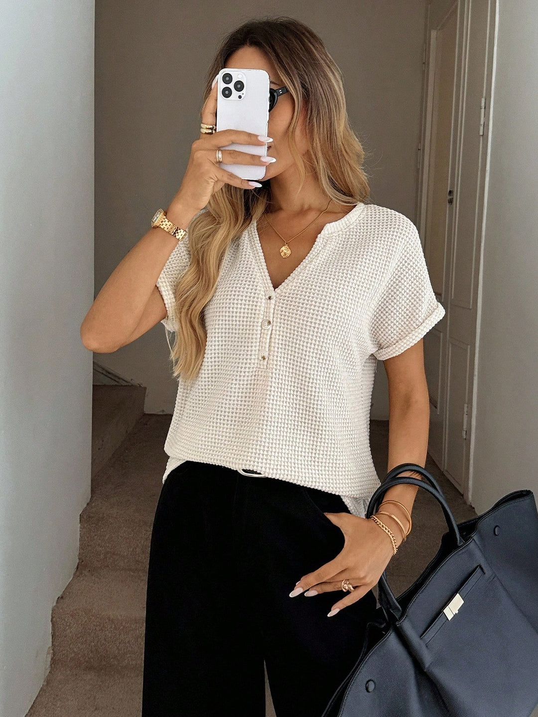 Tricou SHEIN, bej