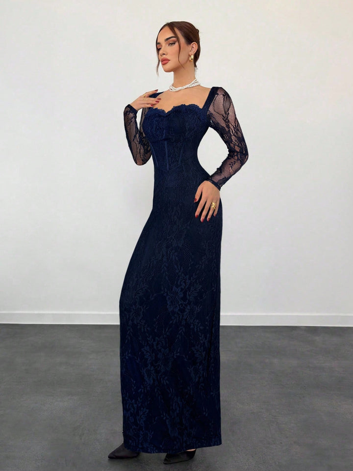 Rochie maxi SHEIN, albastru