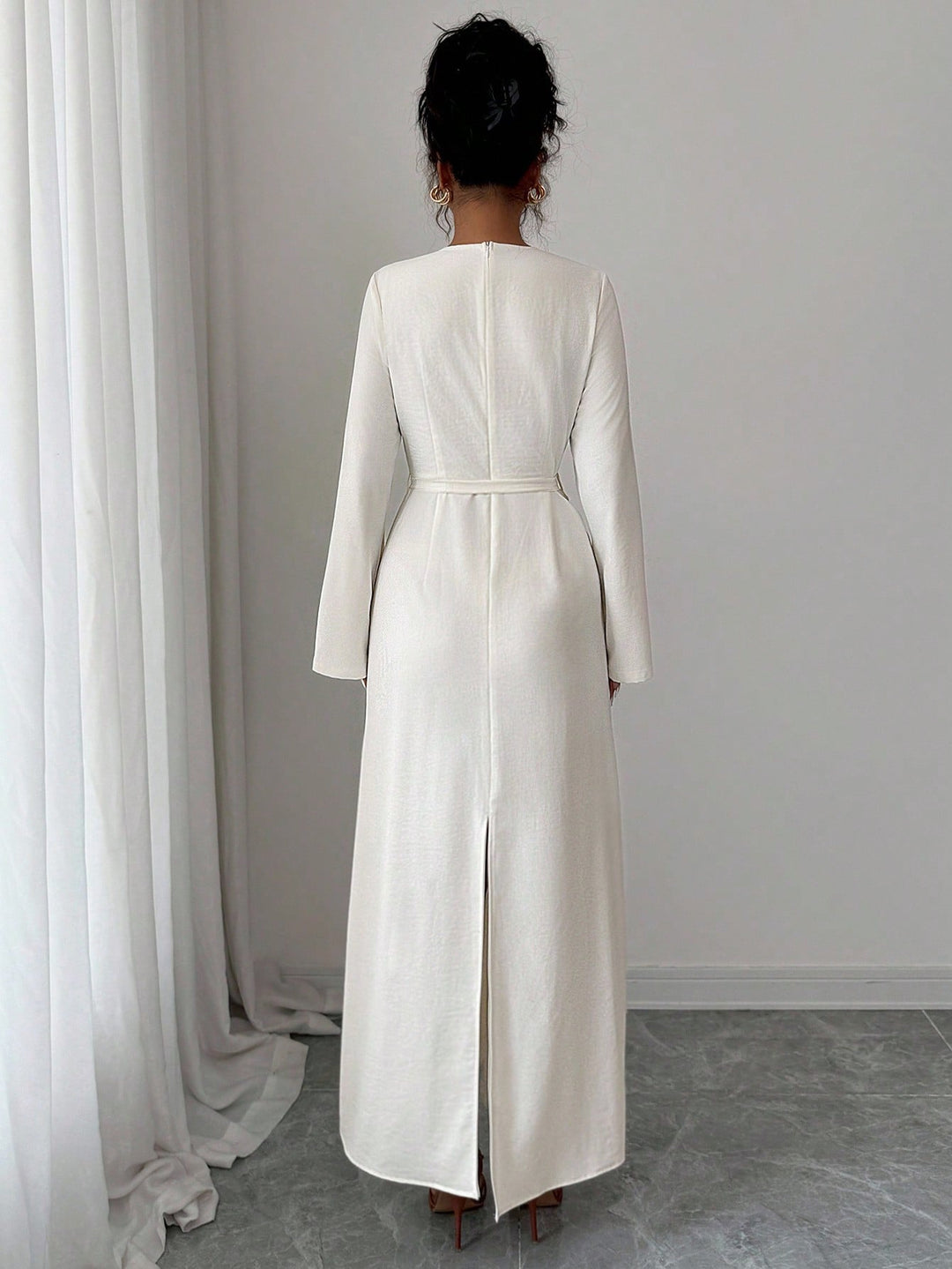 SHEIN maxi dress, bézs