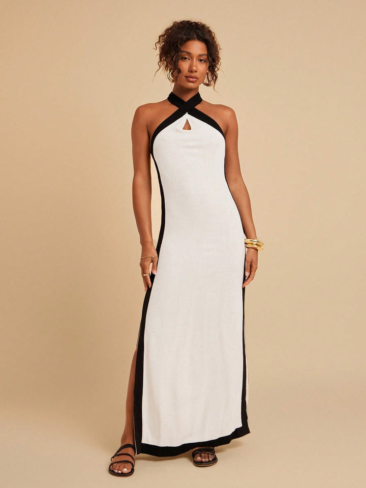 Rochie maxi SHEIN, mix culori