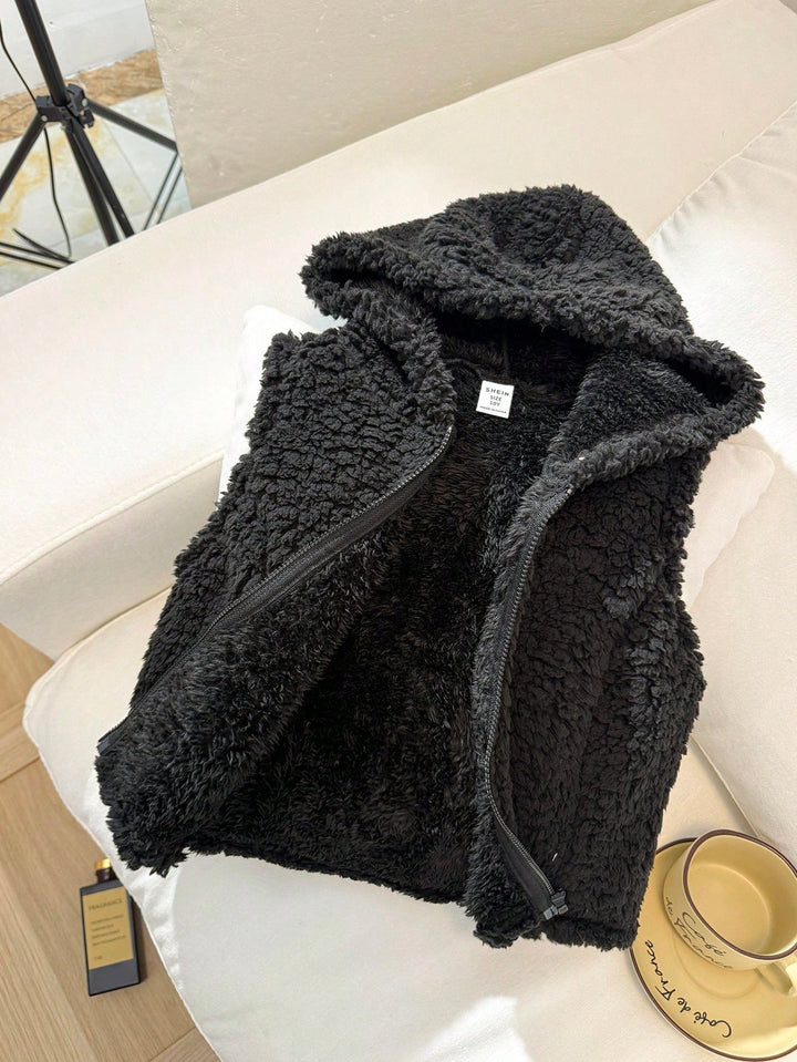 Vestă SHEIN, negru