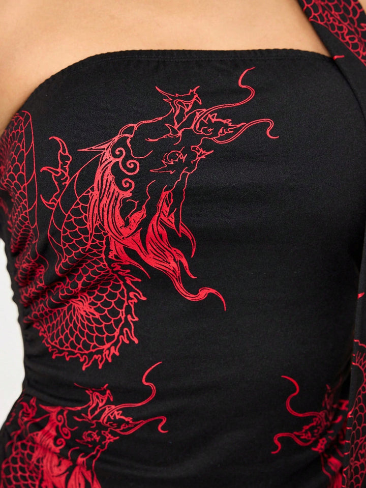 Top Romwe by Shein, fekete