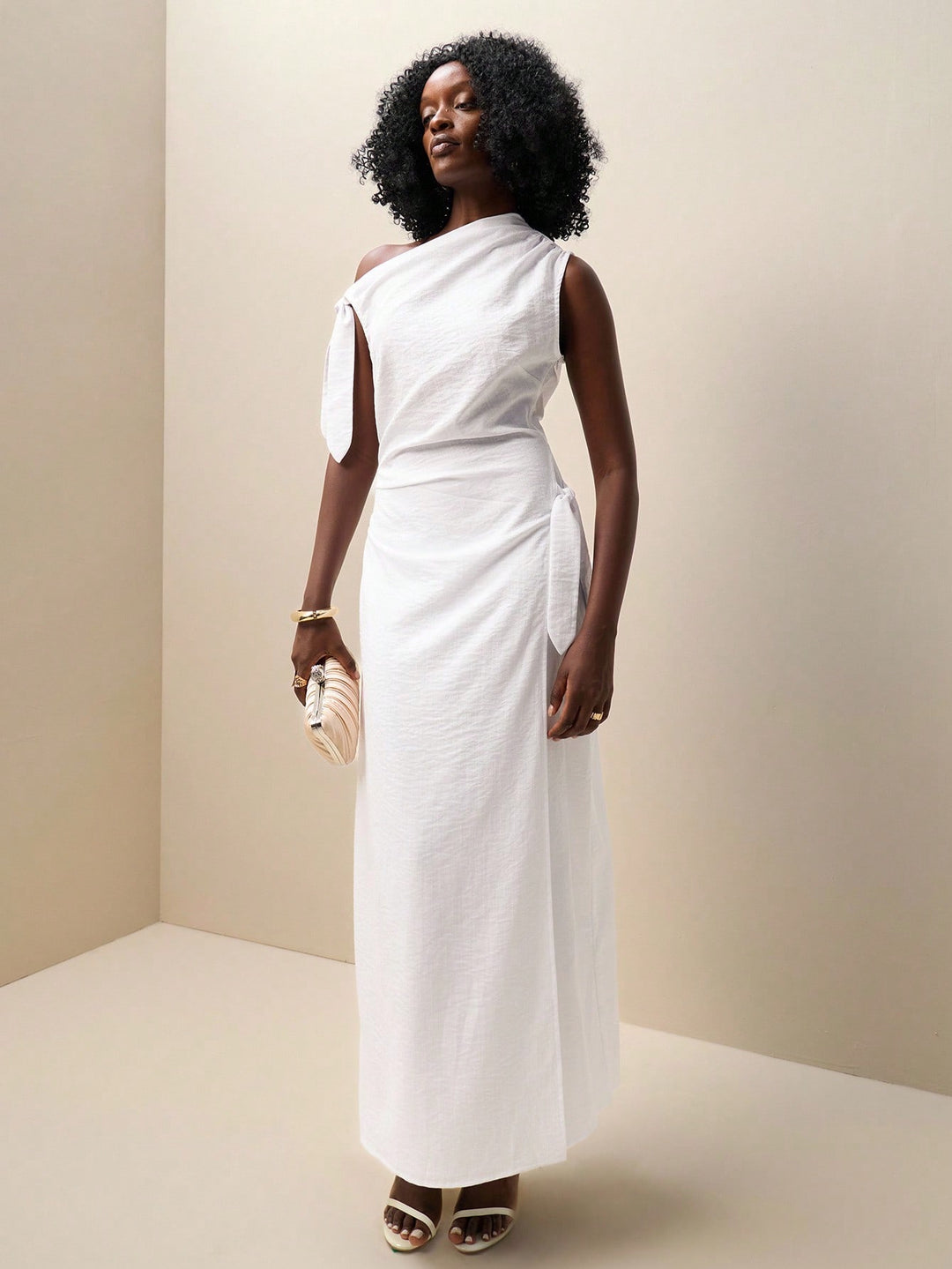 Rochie maxi SHEIN, alb
