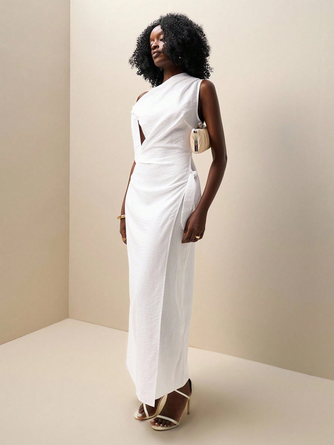Rochie maxi SHEIN, alb