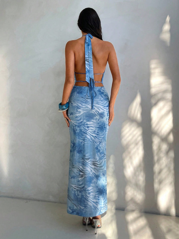Rochie maxi SHEIN, mix culori