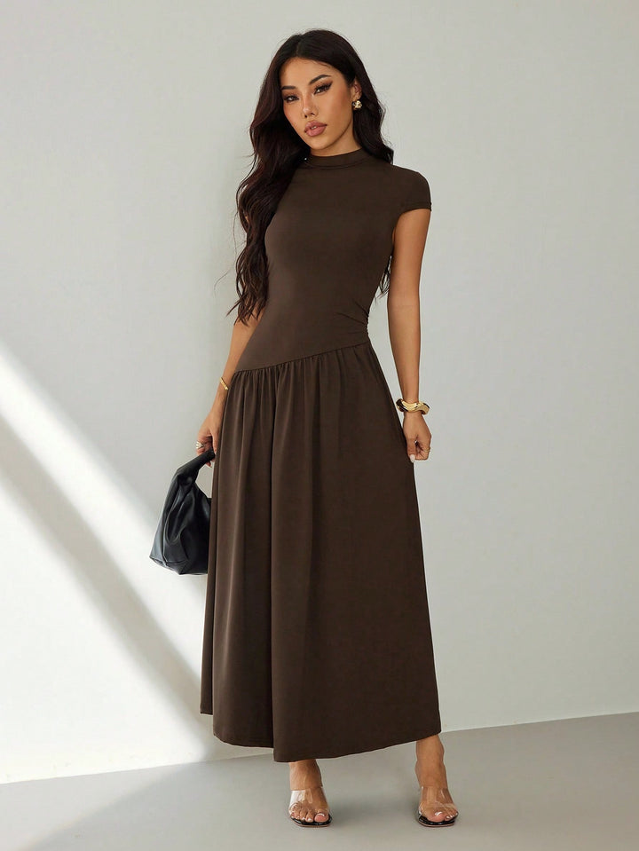 Rochie maxi SHEIN, maro