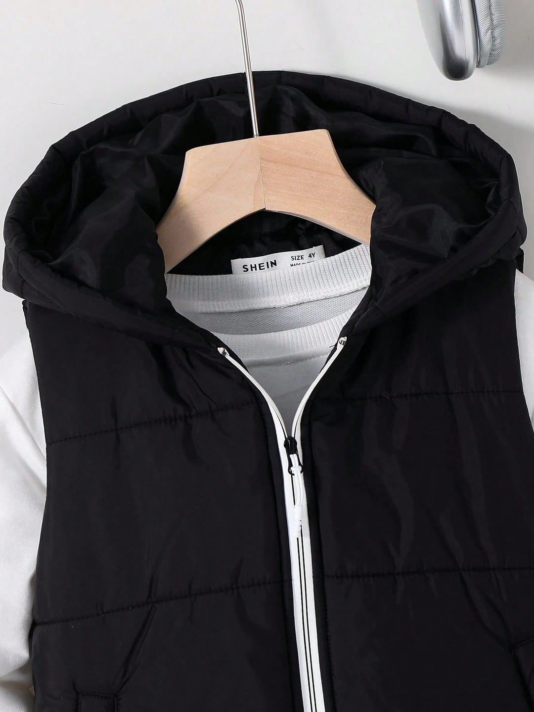 SHEIN mellény, fekete