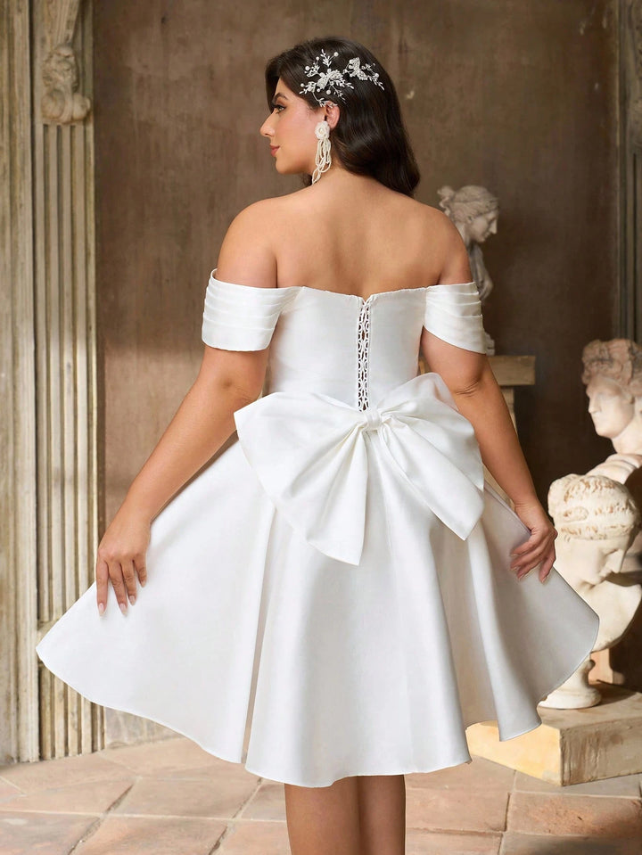 Rochie mini SHEIN, alb