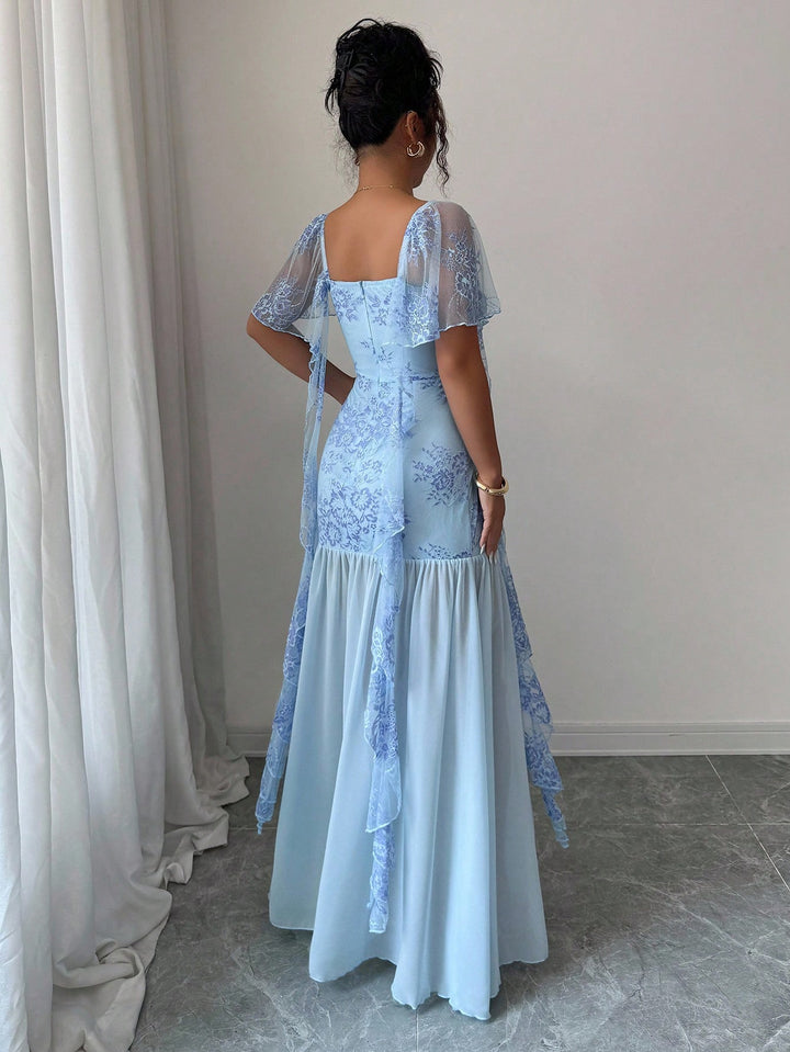 Rochie maxi SHEIN, albastru