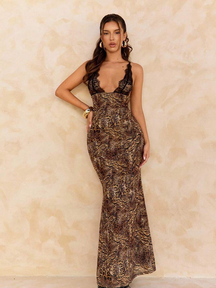 Rochie maxi SHEIN, mix culori