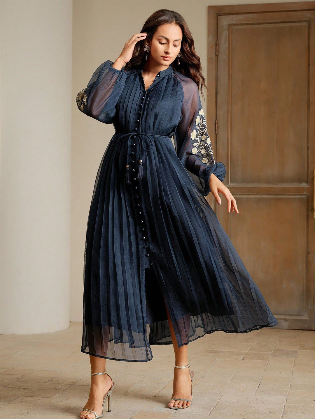 Rochie maxi SHEIN, albastru
