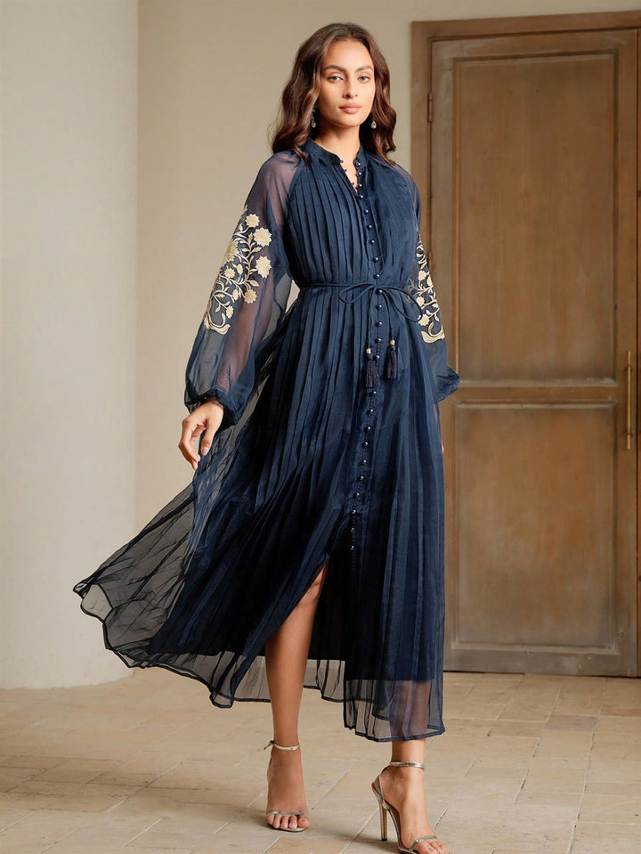 Rochie maxi SHEIN, albastru