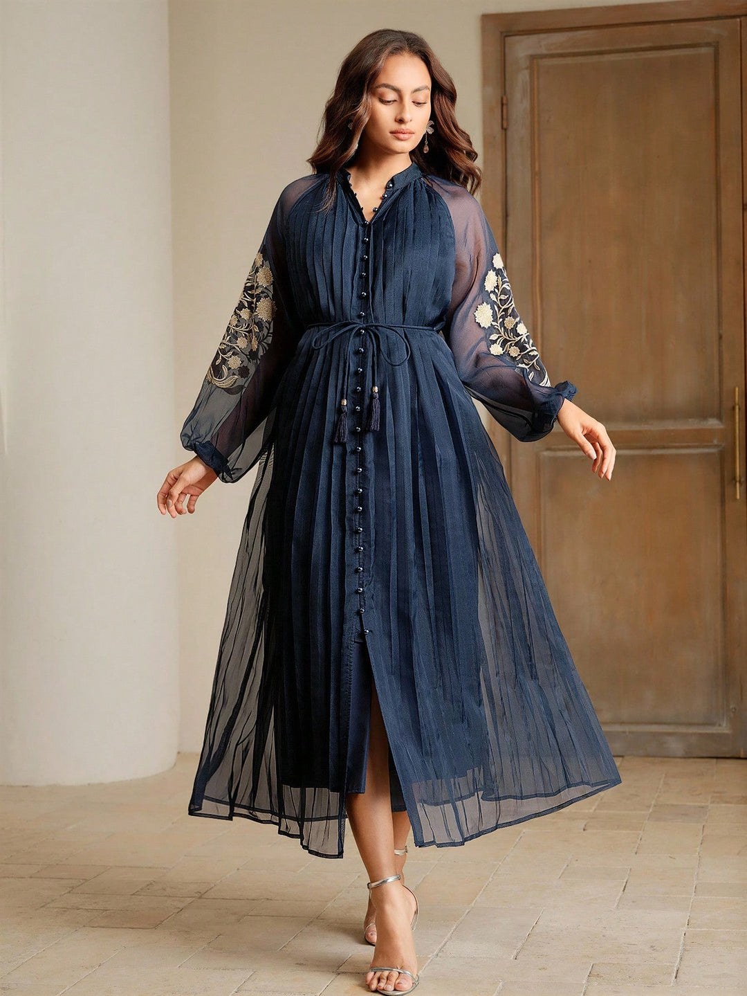 Rochie maxi SHEIN, albastru
