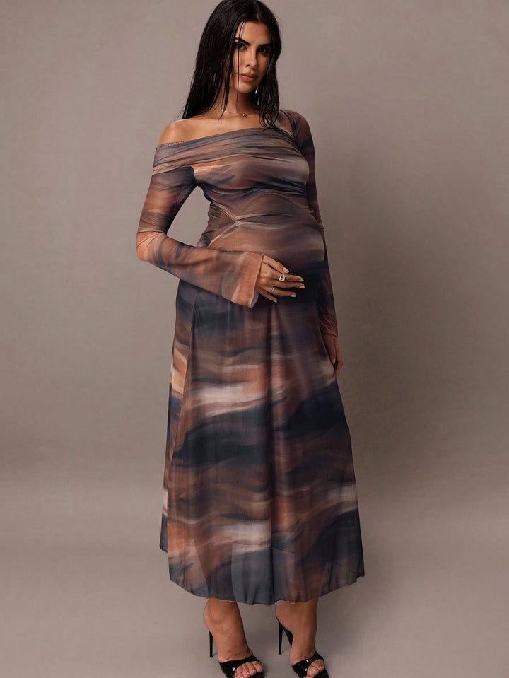 Rochie SHEIN, maro