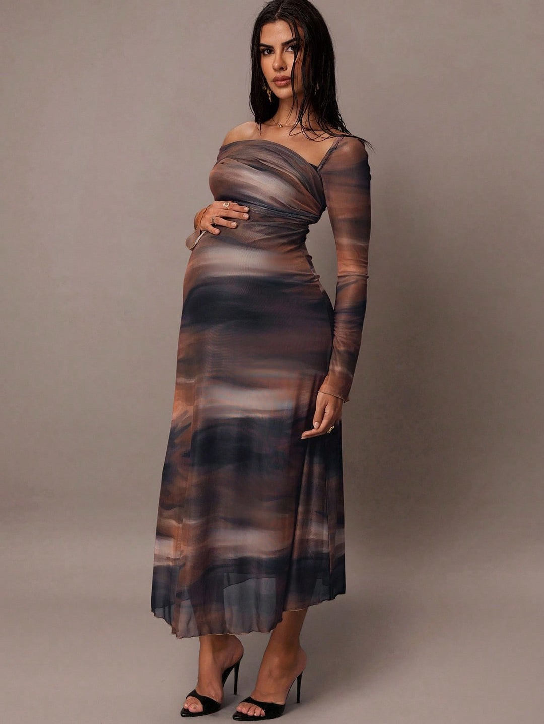 Rochie SHEIN, maro
