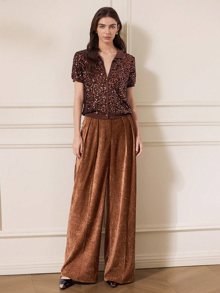 Cardigan SHEIN, maro