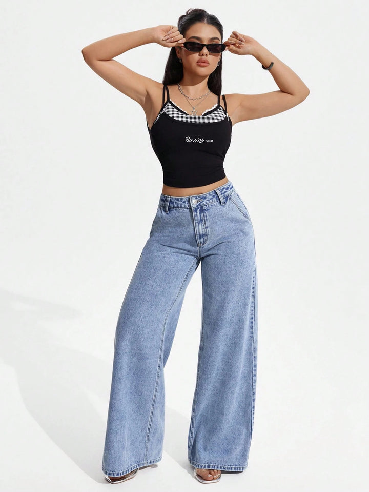 Jeans SHEIN, albastru