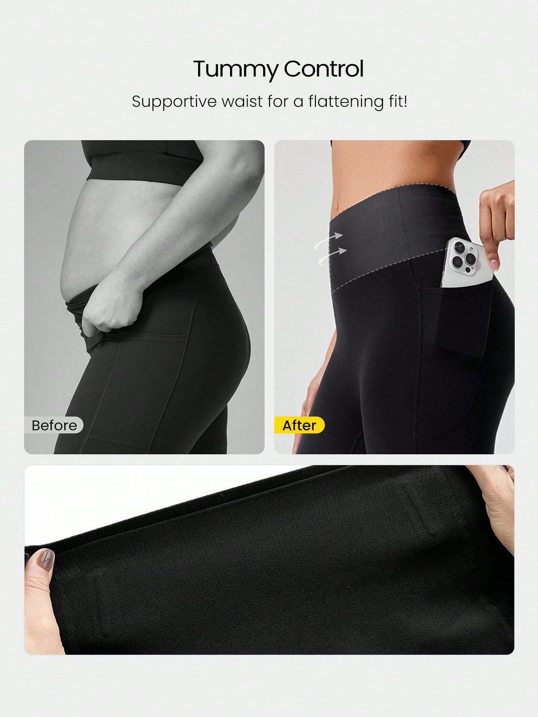 SHEIN Leggings, Black