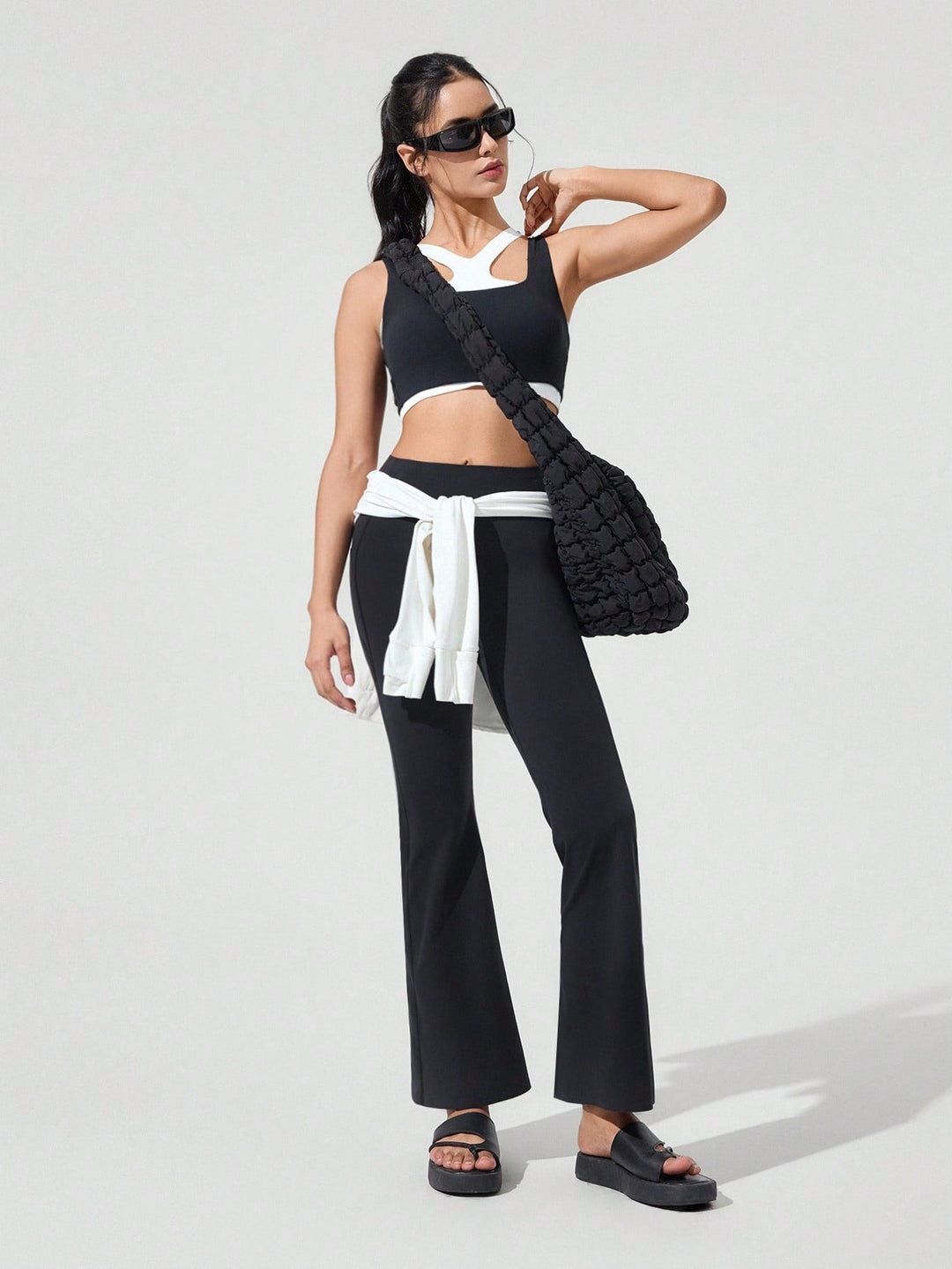 SHEIN Leggings, Black