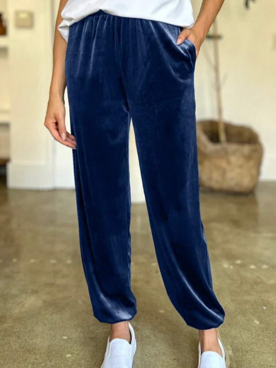 Pantaloni SHEIN, albastru
