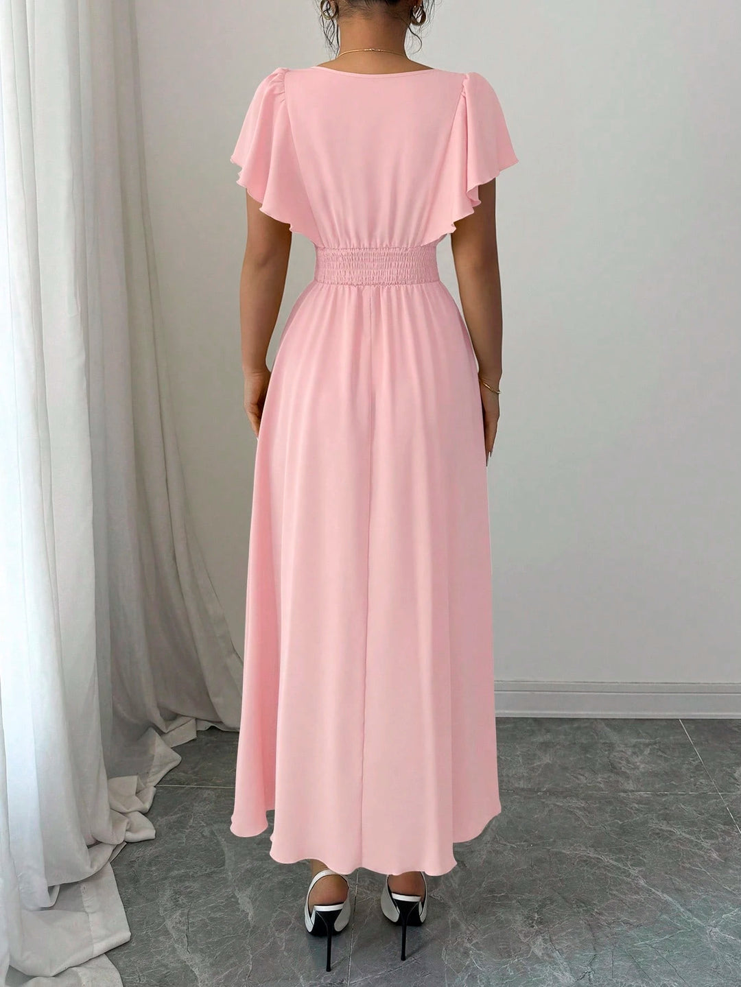SHEIN Maxi ruha, rózsaszín