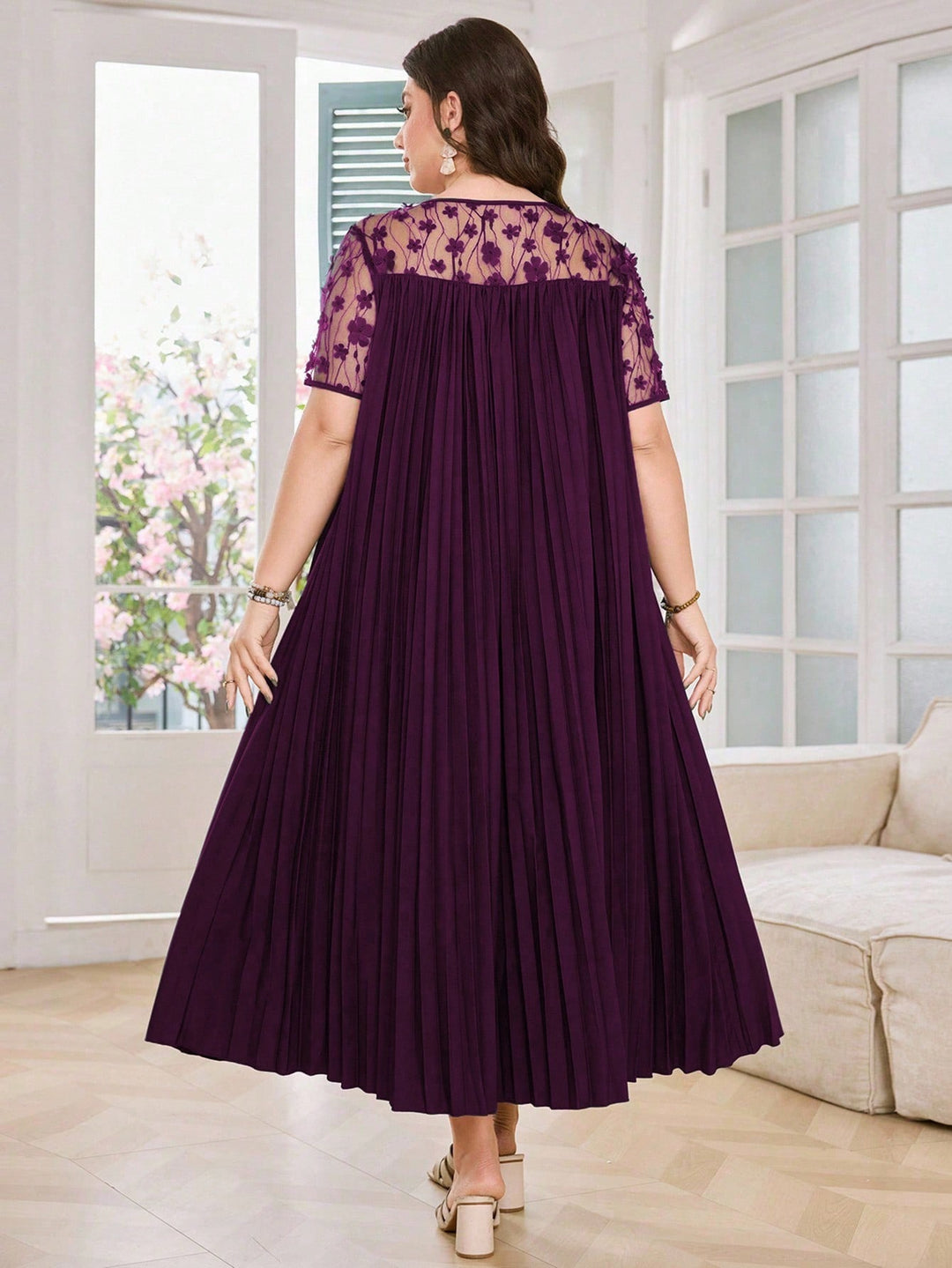 SHEIN ruha, lila