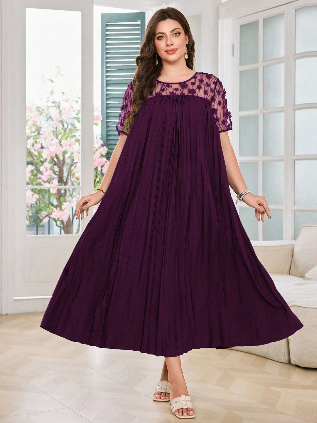 SHEIN ruha, lila