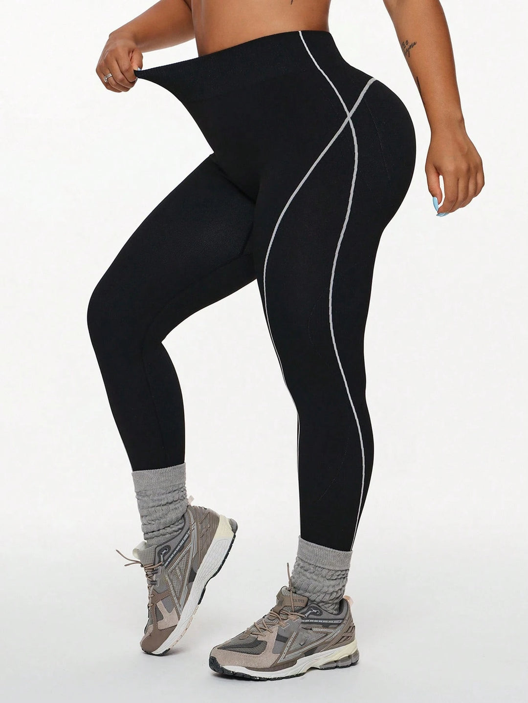 SHEIN legging, fekete