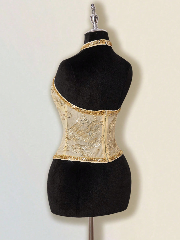 Top SHEIN, auriu