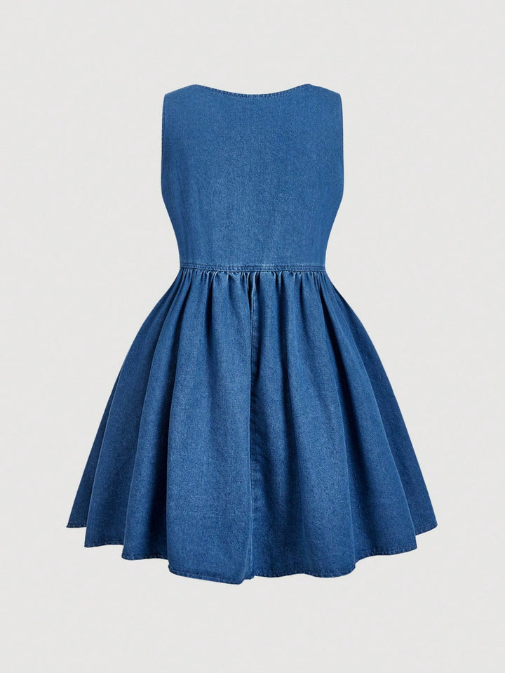 SHEIN mini ruha, kék
