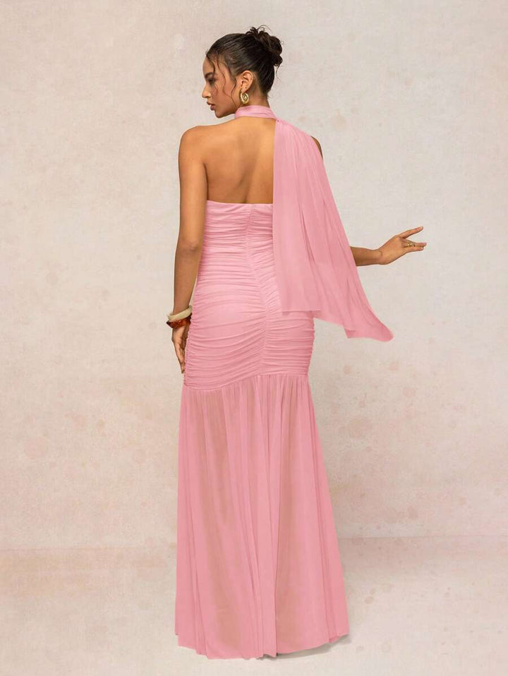Rochie maxi SHEIN, roz