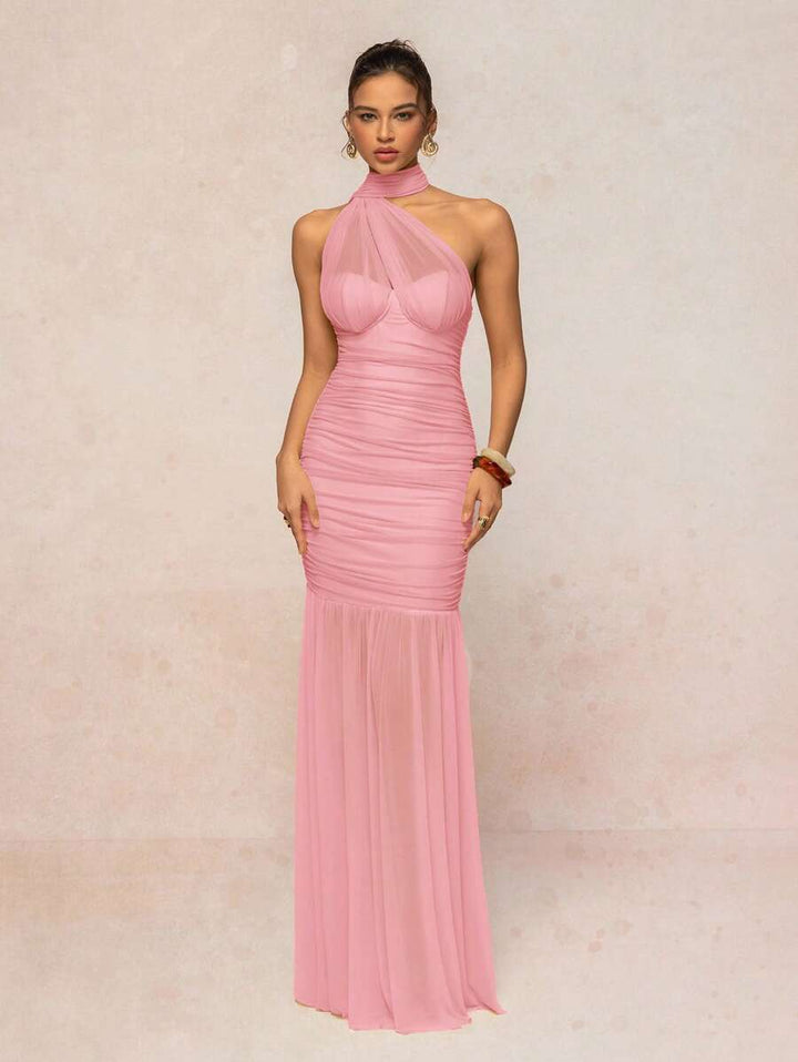 Rochie maxi SHEIN, roz