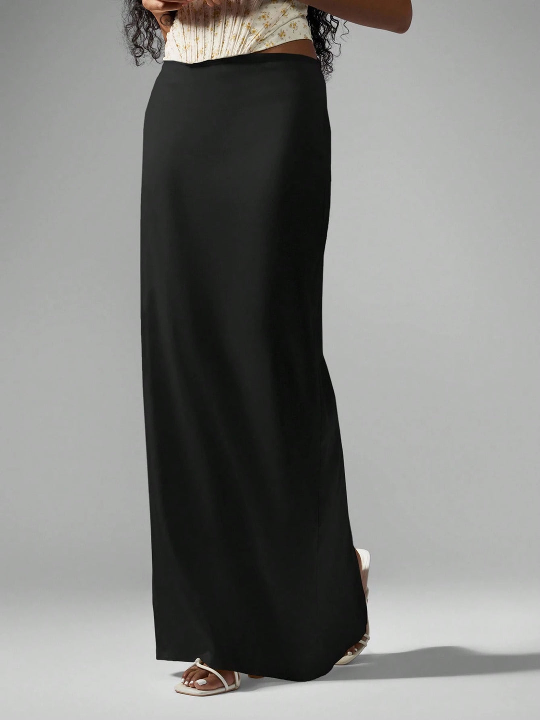 SHEIN maxi szoknya, fekete