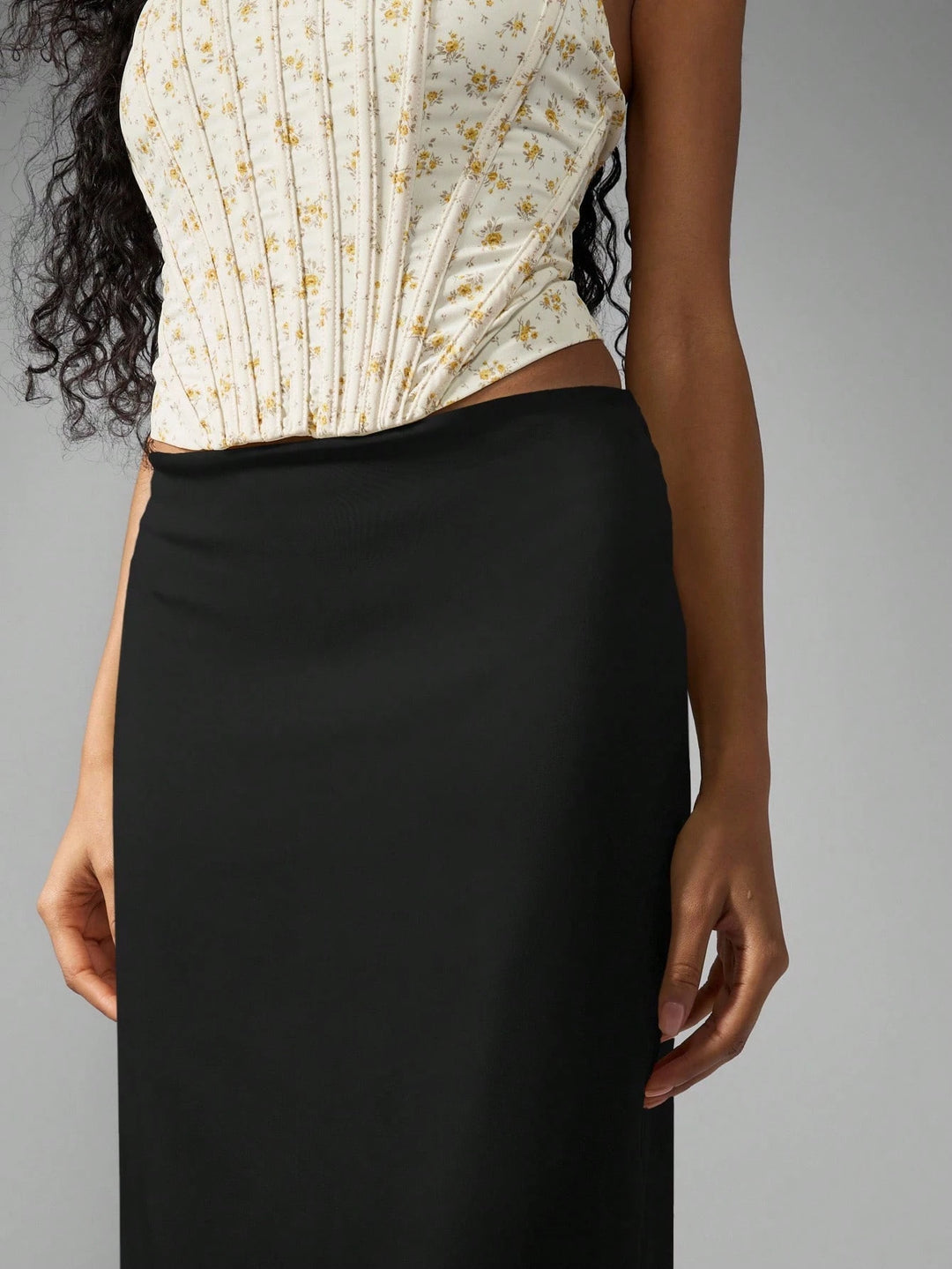 SHEIN maxi szoknya, fekete
