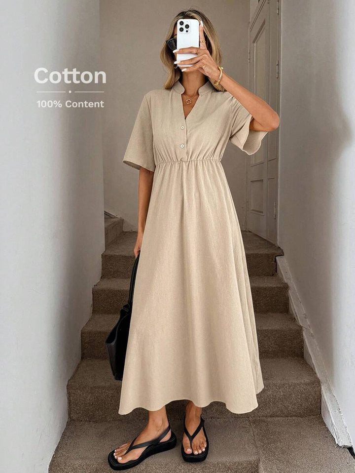 Rochie maxi SHEIN, bej